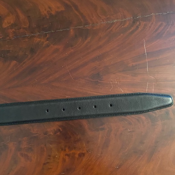 Jos. A. Bank Italian Soft Leather Black Belt Size 44 New with Tag - Picture 7 of 9